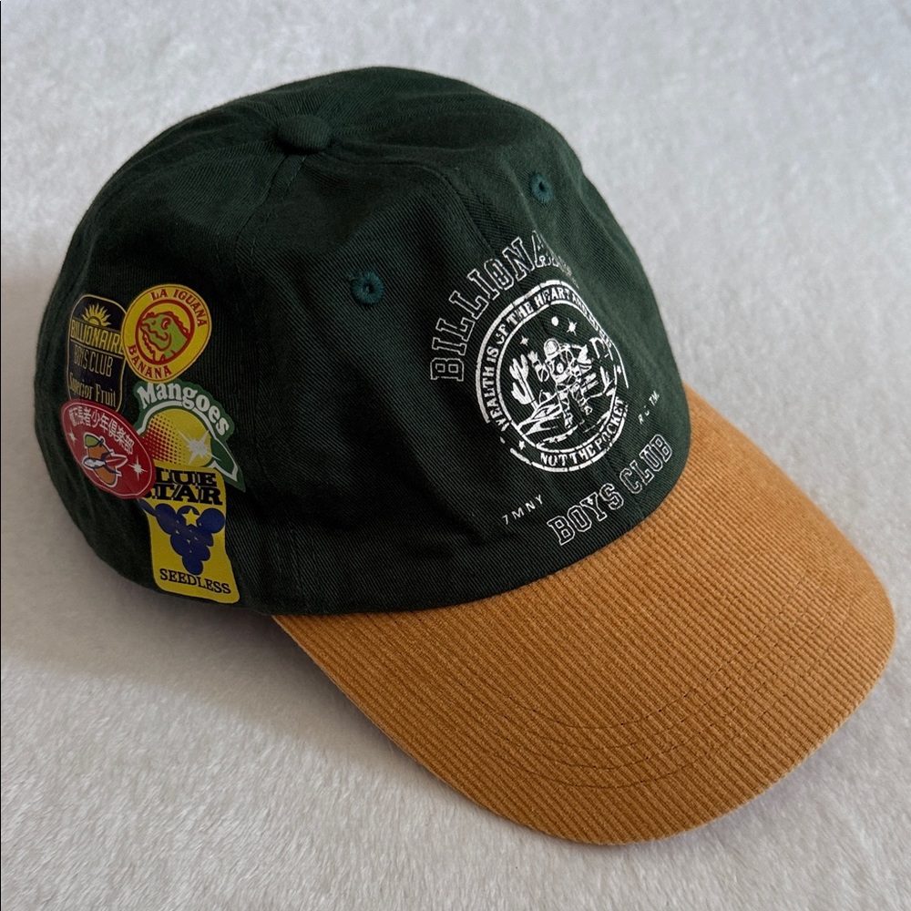 Billionaire Boys Club | Wave Dad Hat Pine Green Corduroy Brim Astronaut BBC (OS)